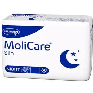 MoliCare Slip Night incontinentieslip voor vrouwen en mannen bij ernstige urine- en fecale incontinentie, Gr. L (100-150), 30 stuks