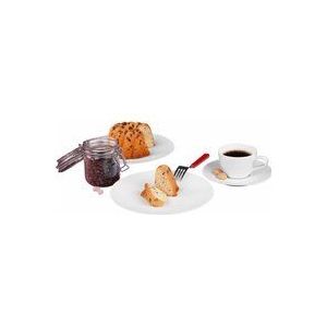 Seltmann Weiden Wit 18 delen | Set voor 6 personen | Serie Life Service bevat 6 ontbijtborden, kopjes, koffieschoteltjes, porselein
