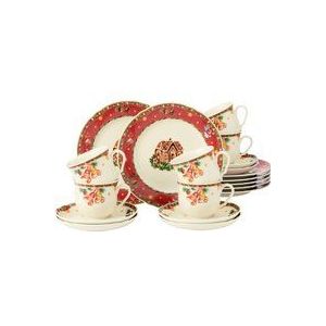Seltmann Weiden - Marieluise - Koffieservies - Rood - 18-delig - Hard Porselein
