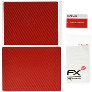 atFoliX FX-Carbon-Red Designfolie voor Apple iPad 4/3/2