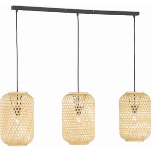 Schöner Wohnen Calla hanglamp 3-lamps Natur