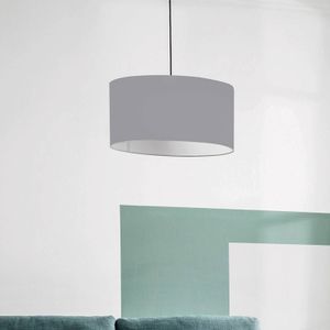 Schöner Wohnen Hanglamp Pina eenvoudig, lichtgrijs