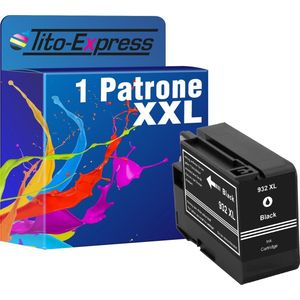 PlatinumSerie 1x inkt cartridge alternatief voor HP 932XL Black HP OfficeJet 6100 6600 6700 7110 7510 7610 7612 8620