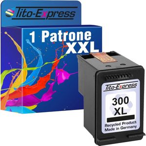 Set van 1x gerecyclede inkt cartridges voor HP 300 XL zwart