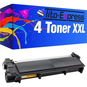 Tito-Express Brother TN-2320 4x toner cartridge alternatief voor Brother HL-L 2300D HL-L 2340DW HL-L 2360DN HL-L 2365DW