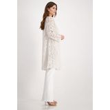 Monari - Gebreide Trui - Wit - Katoen