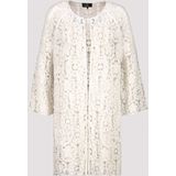 Monari - Gebreide Trui - Wit - Katoen