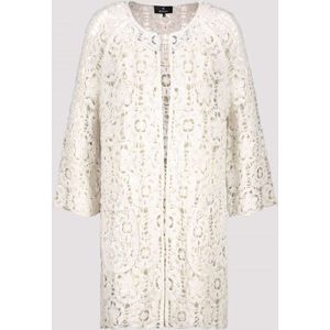 Monari - Gebreide Trui - Wit - Katoen