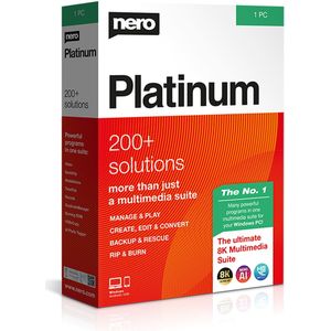 Nero - Platinum - Software - Duits - 1 Licentie