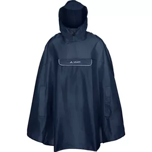 Herbruikbare regenponcho volwassenen rood - Festival Supply