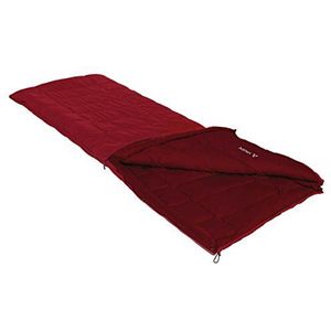 Vaude Navajo 500 SYN synthetische vezeldeken Slaapzak 220 x 80 cm donker indisch rood