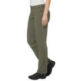 VAUDE Farley Stretch Capri T-Zip II - Broek - Coconut - Elastisch Materiaal