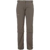 VAUDE Farley Stretch Capri T-Zip II - Broek - Coconut - Elastisch Materiaal