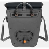 VAUDE Fietstas voor bagagedrager Aqua Back Single 1 x 24 l, in zwart, waterdichte achterwieltas voor bagagedrager achter, eenvoudige bevestiging, Made in Germany