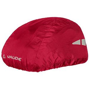 VAUDE Fietshelm, regenbescherming, geel, fietshelm-hoes, waterdicht, winddicht en ademend, reflecterend, milieuvriendelijk, waterafstotend, met eco-afwerking