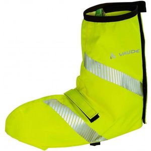 VAUDE Luminum Bike Gaiter - Neon Geel - Overschoenen - Doorlopende Klittenbandsluiting - Reflecterende Elementen
