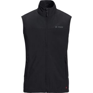 VAUDE - Hurricane Vest - Winddicht - Zwart - Softshell - Ademend