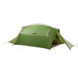 VAUDE Mark 3P tent voor drie personen, veelzijdig, geschikt voor alle weersomstandigheden, uniseks, volwassenen, groen