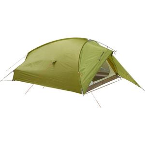 VAUDE 3-persoons tent Taurus 3P, 3 personen koepeltent voor camping of wandeltochten, gemakkelijk op te bouwen, mossy green, één maat, 114991480