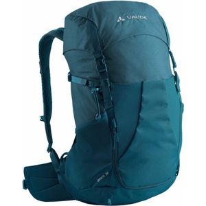 VAUDE Brenta Wandelrugzak, 30 liter, waterafstotende rugzak voor dames en heren, comfortabele trekkingrugzak met geïntegreerde regenhoes, praktische indeling van vakken