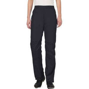 VAUDE - Women's Drop Pants II - Regenbroek - Zwart - Waterdicht, Winddicht, Ademend