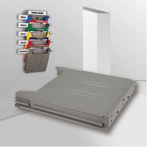 Ablagefach Eichner Big, für Wandsortierer, Füllhöhe 34 mm, B 262 x T 42 x H 302 mm, grau