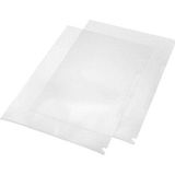100 EICHNER Sichthüllen DIN A4 transparent genarbt 0,18 mm