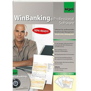 SIGEL SW235 WinBanking Professional, software voor bankformulier-management, incl. 60 bankformules - incl. SEPA Single kleur