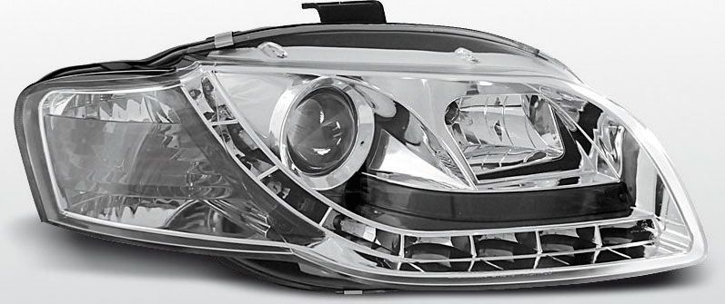 Audi - Diederichs 1017885 - Koplampen Set - Transparent - Chroom - Met Navigatielicht