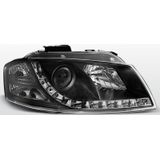 Audi - Diederichs 1031585 - Koplampen Set - Zwart - Met Positielicht (LED)