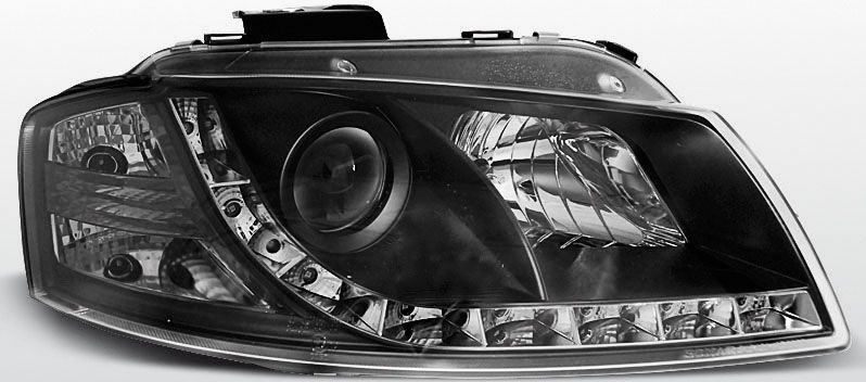 Audi - Diederichs 1031585 - Koplampen Set - Zwart - Met Positielicht (LED)