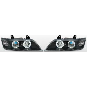 Diederichs - 1250380 - Koplampen - Zwart - Rond - Met Navigatielicht - Voor BMW