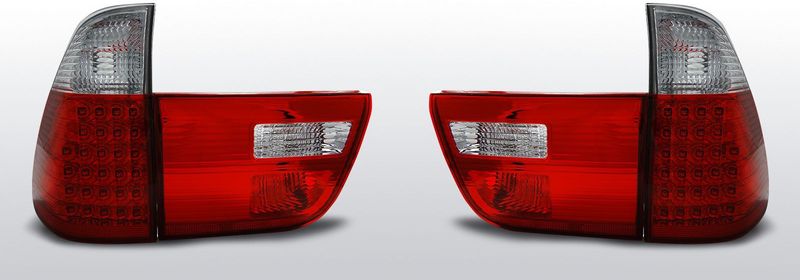 Diederichs - 1290995 - Achterlichten - Transparent - Vierdelig - LED