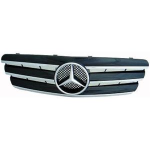 Mercedes-Benz - Diederichs 1671240 - Radiateurgrille - Chroom/Zwart - Voorzijde