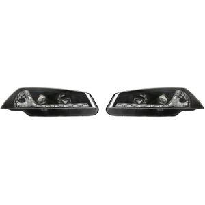 Renault - Diederichs 4464685 - Koplampen Set - Zwart - Met Navigatielicht