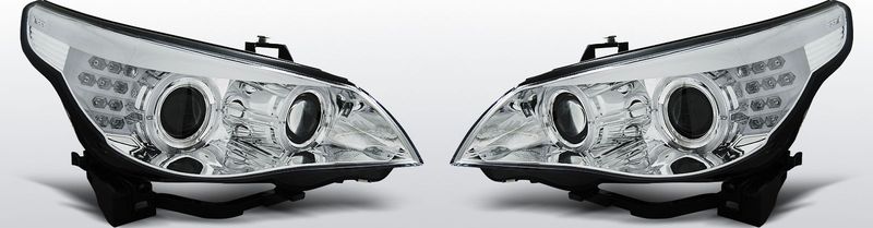 Bmw - Diederichs 1224680 - Koplampen Set - Chroom - Met Knipperlicht (LED)