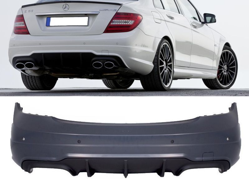 Mercedes-Benz - C-klasse (W204) - Achterbumper - C63 Optic - 2007 tot 2015