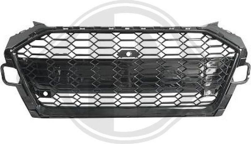 Diederichs - 1020840 - Radiateurgrille - Zwart - HD Tuning - Rennsport-Optik