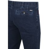 Meyer - Jeans Broek Diego - Donkerblauw - Katoen met Elastaan - Regular-fit