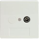 Braun - BTV01-UPC Enkel Einddoos - Coax - Inclusief Afdekplaat - 2 GHz