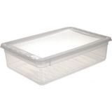 Keeeper Opbergdoos met Air Control-systee - 39 X 26,5 X 10 C - 8  - Be - Doorzichtig