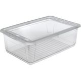 keeeper - Bea - Opbergdoos - Transparant - 30 l, Air Control System, Stapelbaar