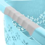 keeeper - Lasse - Wasmand - Lichtblauw - Kunststof - Inhoud 50 l