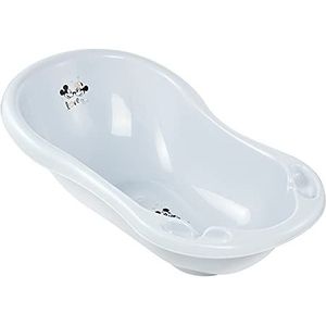 keeeper Mickey Ergonomisch babybadje met afvoerplug, badje voor baby's, van 0 tot 12 maanden, 84 cm, Maria, hemelsblauw