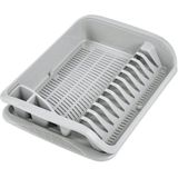 Afdruiprek - RVS - 2 Laags - Zwart