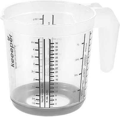 keeeper Doseerkan met antislipfunctie, 1 l, Massimo, Nordic Grey
