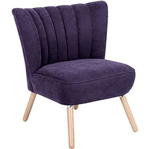 Max Winzer Fauteuil Alessandro velours violet