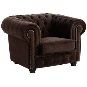 Max Winzer Chesterfield-fauteuil Rover met elegante knoopstiksels