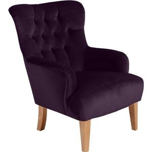 Max Winzer Chesterfield-fauteuil Bradley met elegante knoopstiksels