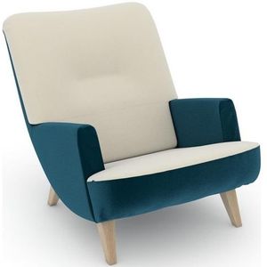 Max Winzer Loungestoel Build-a-chair Borano in retro-look, om zelf te stylen